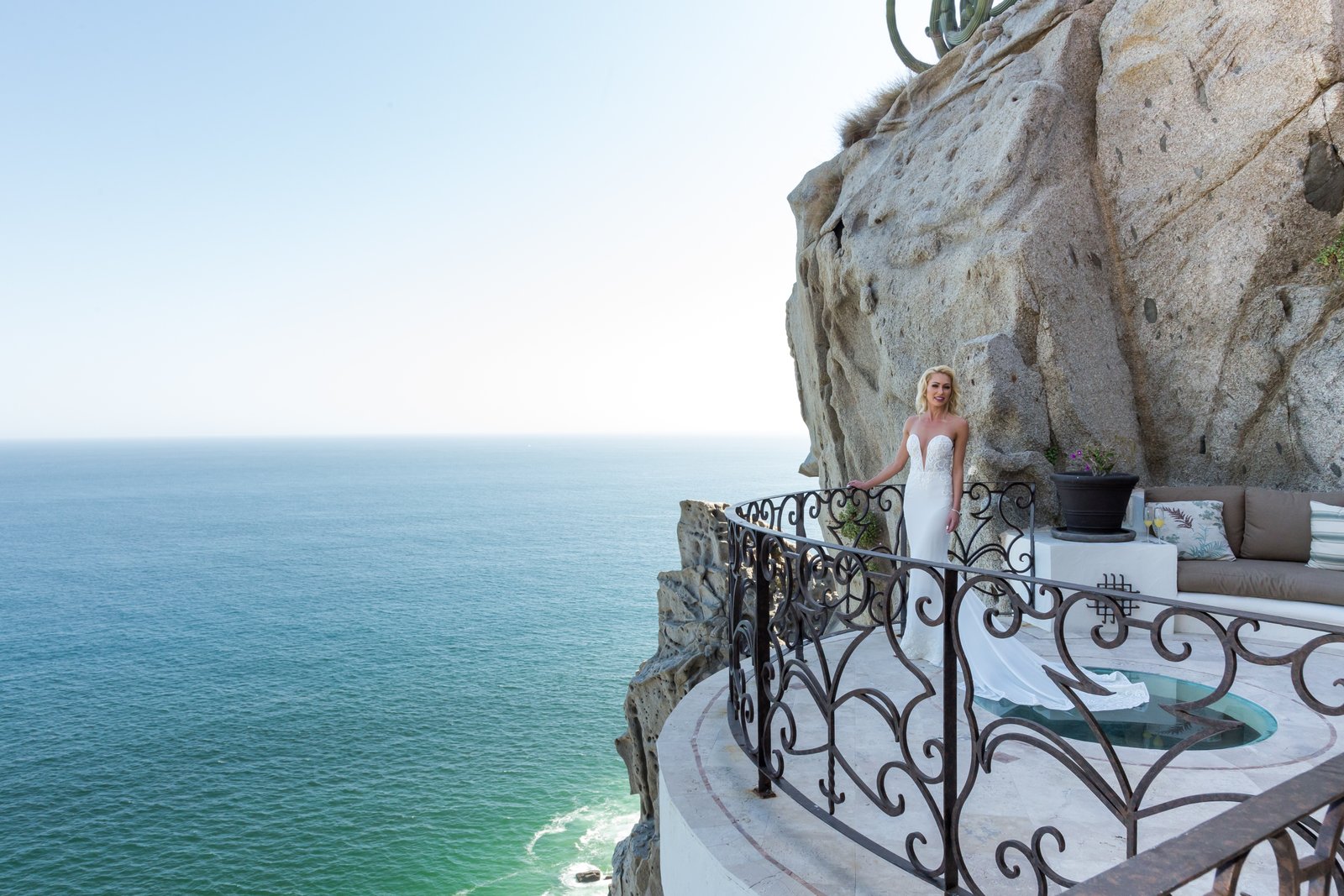 Bride at Villa de la Roca Pedregal in Cabo San Lucas Mexico