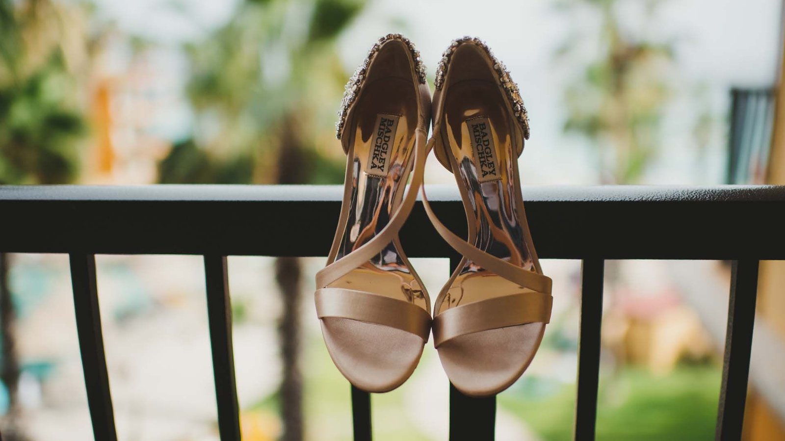 Beautiful shoes were worn by the Bride on her Wedding day. They had such beautiful coloring and went perfect with the color of her wedding dress and makeup. Her wedding took place at Villa del Palmar, in Los Cabos, Mexico.