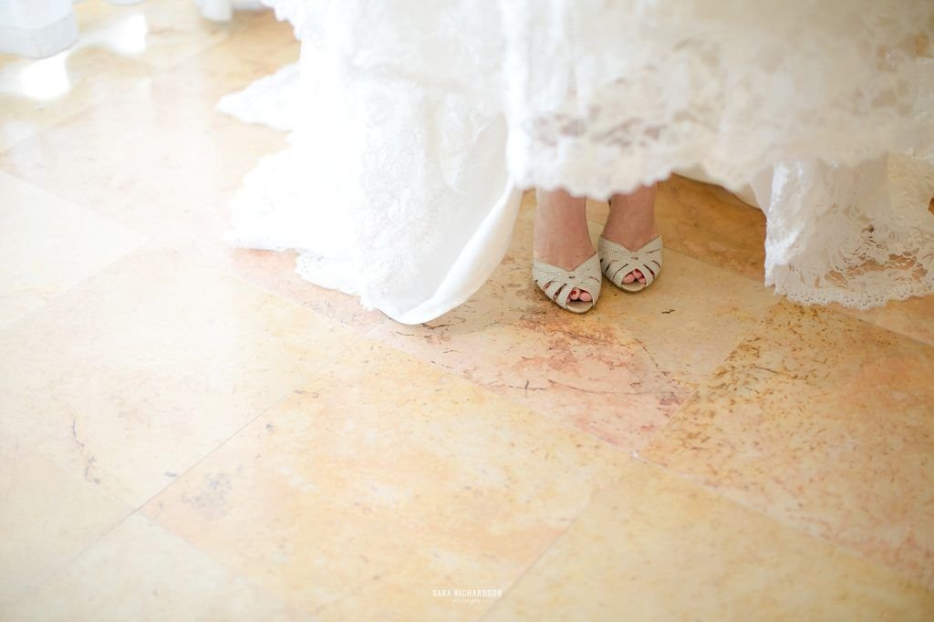 Beautiful Jimmy Choo shoes worn by our Bride Lauren, who used us at Cabo Wedding Services to plan her destination wedding in Mexico.