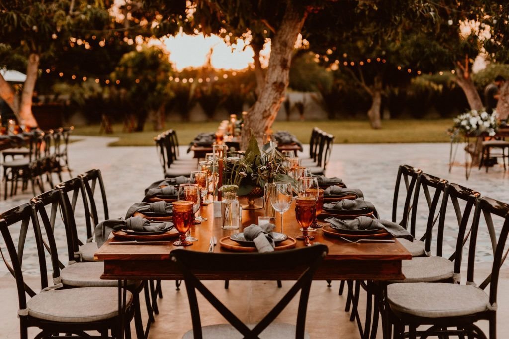 Wedding Table Reception design  by Jessica Wolff from Cabo Wedding Services.  This wedding took place at Acre Baja in Cabo Mexico. A perfect location for your Destination Wedding. Wedding Photography was done by Ana and Jerome