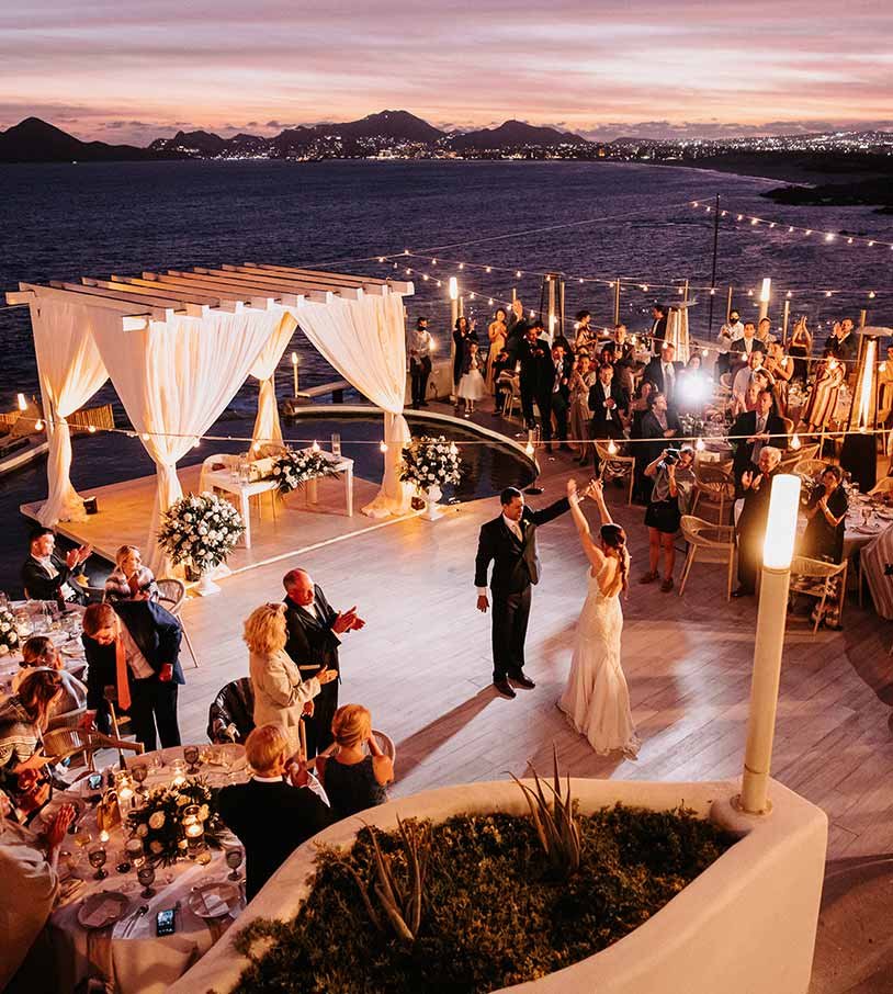 Gallery of Venues themed wedding in Cabo San Lucas, executed by expert Cabo wedding planners.